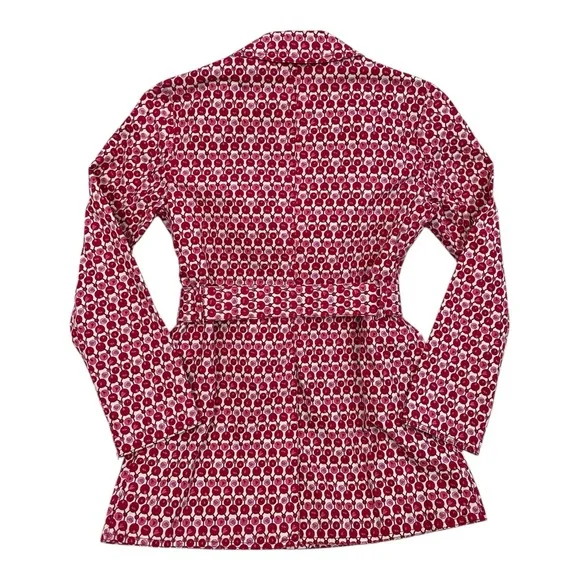 Gap 2006 Belted Trench Coat Roses - Size XS - Picture 8 of 8